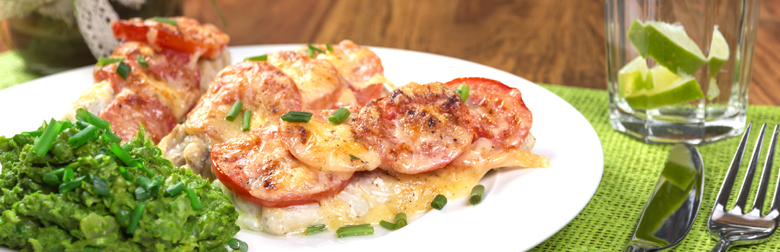 CUISINE PLAISIR - Morue grillée au bacon - Purée de petit pois - Astuce  culinaire