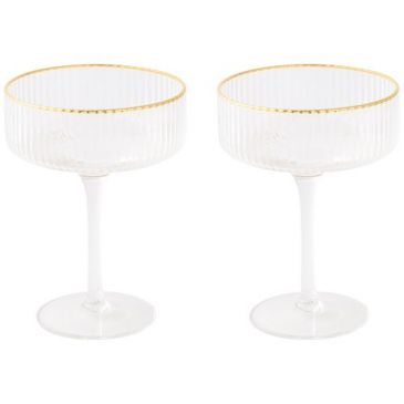 Verres à pied Flûte / Coupe à champagne - EASY LIFE