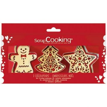 SCRAPCOOKING Moule à biscuits je fais mes biscuits de Noel