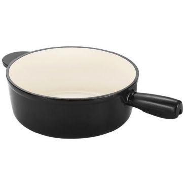 Réchaud à fondue noir pour caquelons savoyards